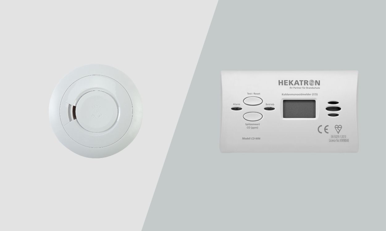 Difference between smoke detectors and carbon monoxide detectors