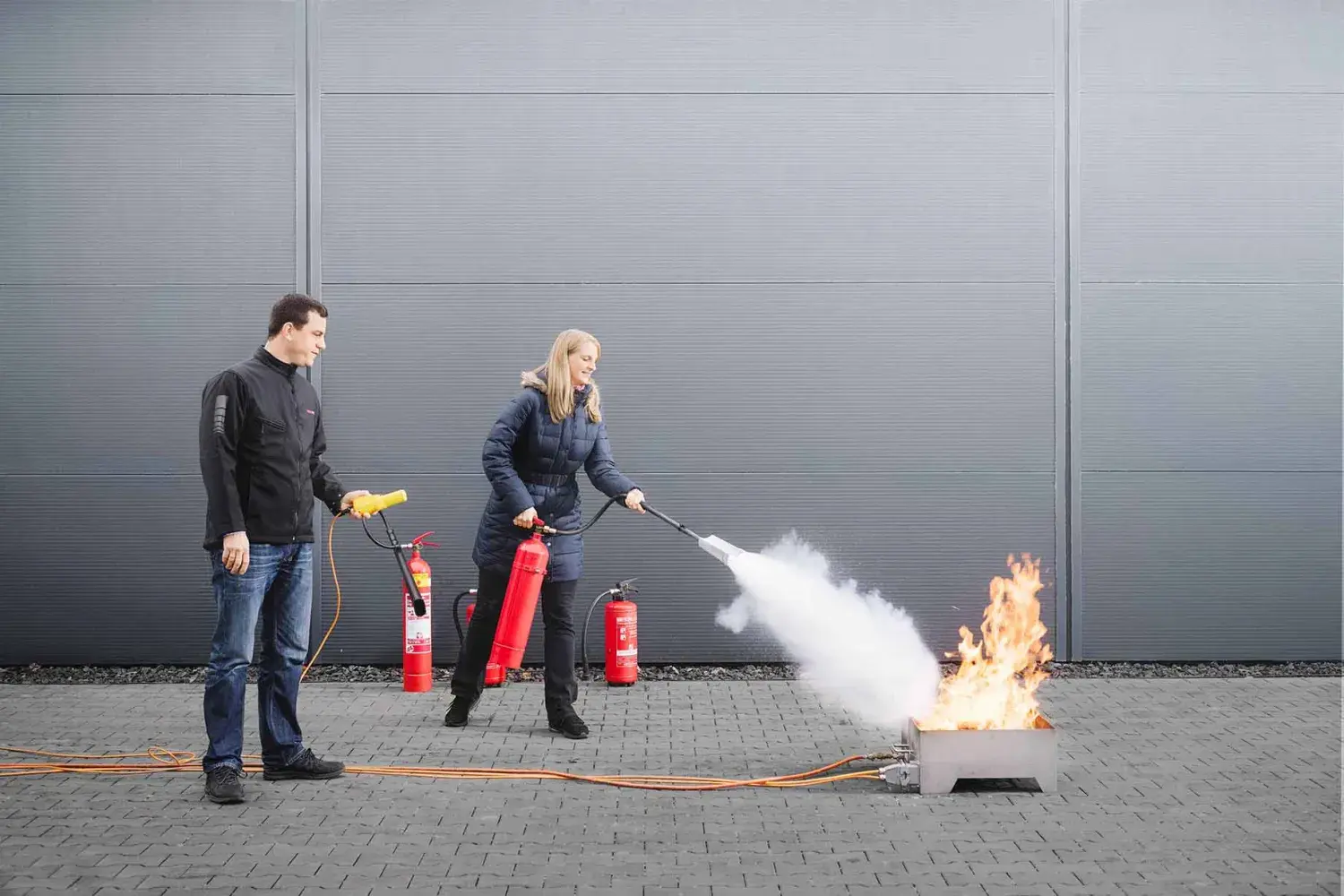 Brandschutzhelfer Ausbildung mit Übung an FireTrainer