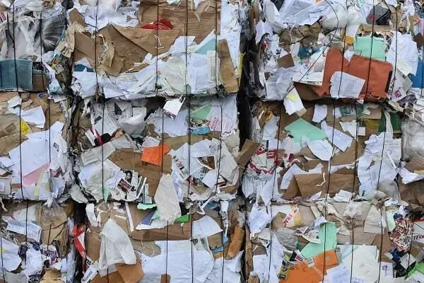 Recyclen papier voor hergebruik