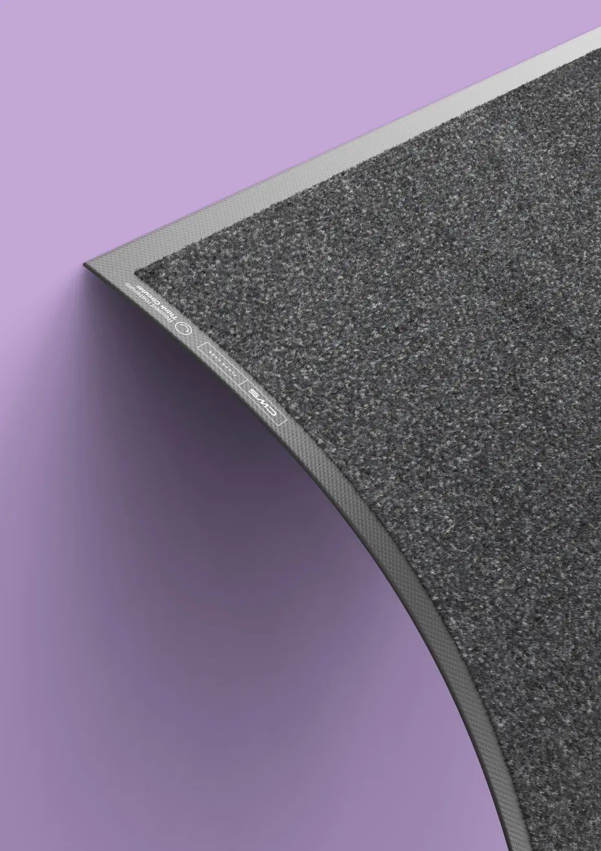 CWS GreenMat in black with purple background 