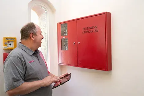 Brandmeldeanlage (BMA) und Feuerwehrlaufkarten