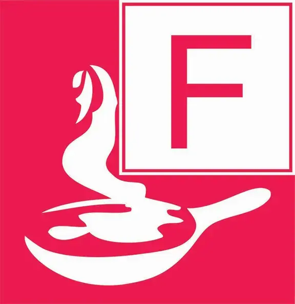 Brandklasse F Feuerlöscher für Brände von Speiseölen und -fetten
