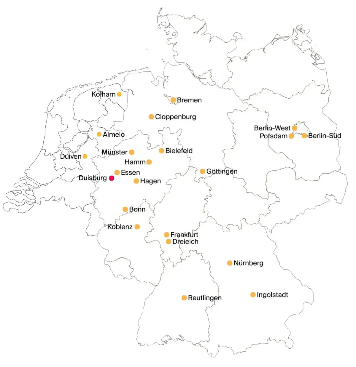 Map-Netherlands + Germany-CWS Fire Safety