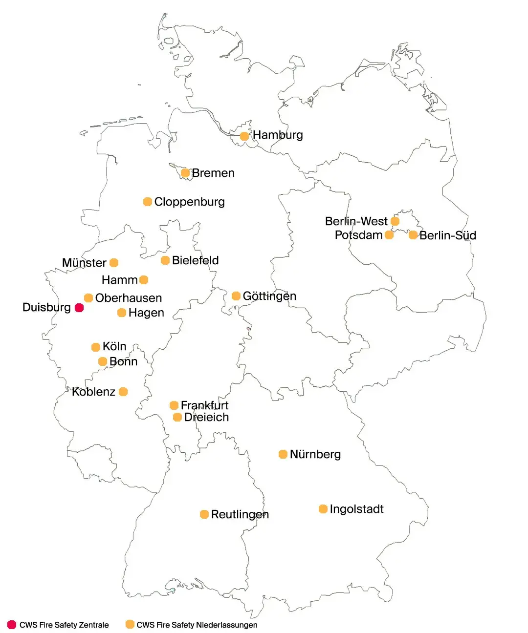 2023-05-10 Deutschlandkarte_Niederlassungen mit Regionen