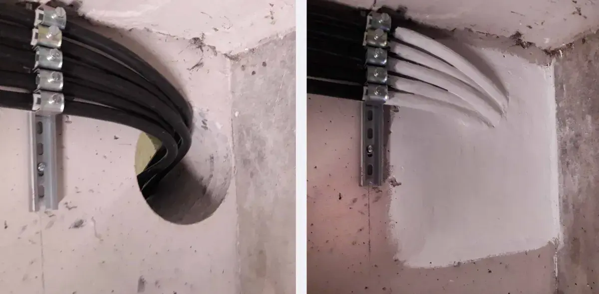Brandschutzschott-Weichschott für Kabel-CWS Fire Safety
