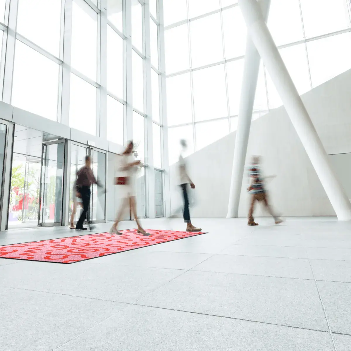 The right floor mat at the entrance can save on cleaning costs