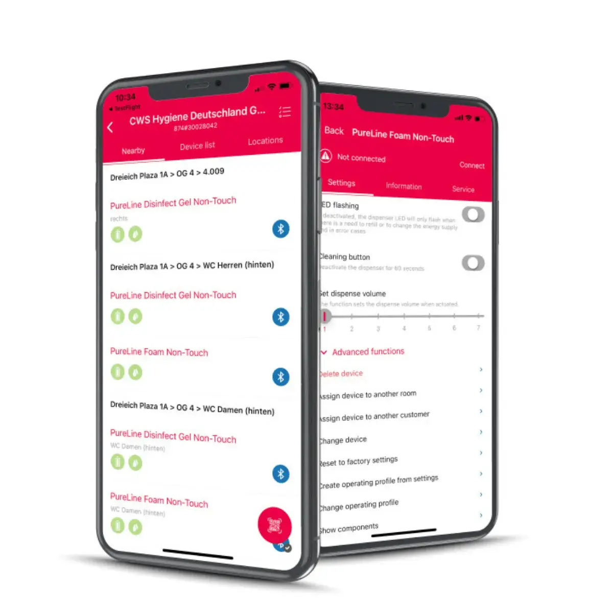 IoT smartMate provides real time hygiene information on a dashboard